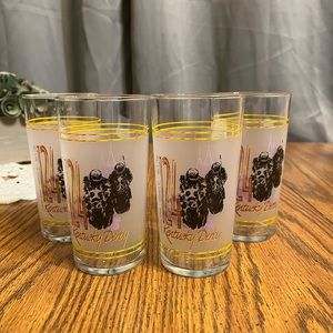 124th Kentucky Derby Churchill Downs May 2, 1998 Mint Julep Glasses 10 oz.
